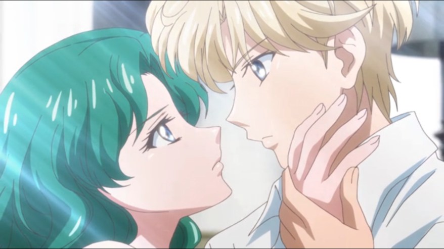 "Huh. Haruka, you know you have chocolate in your eyebrow?"