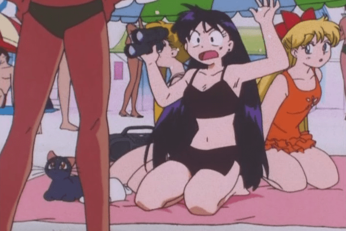 "Above: the exact moment Rei realised she preferred girls."